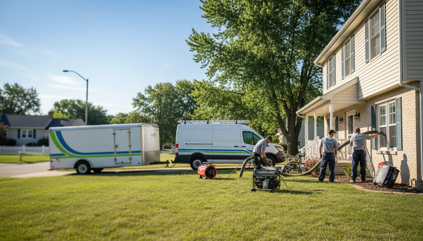 Flooded Basement Restoration And Cleanup With Repair in Bethany, IL near me